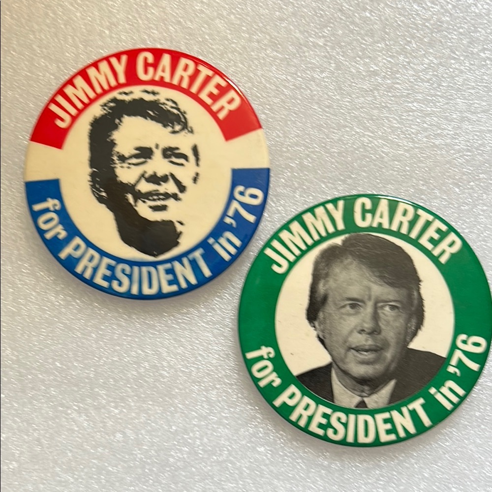 Vintage Jimmy Carter Campaign Buttons